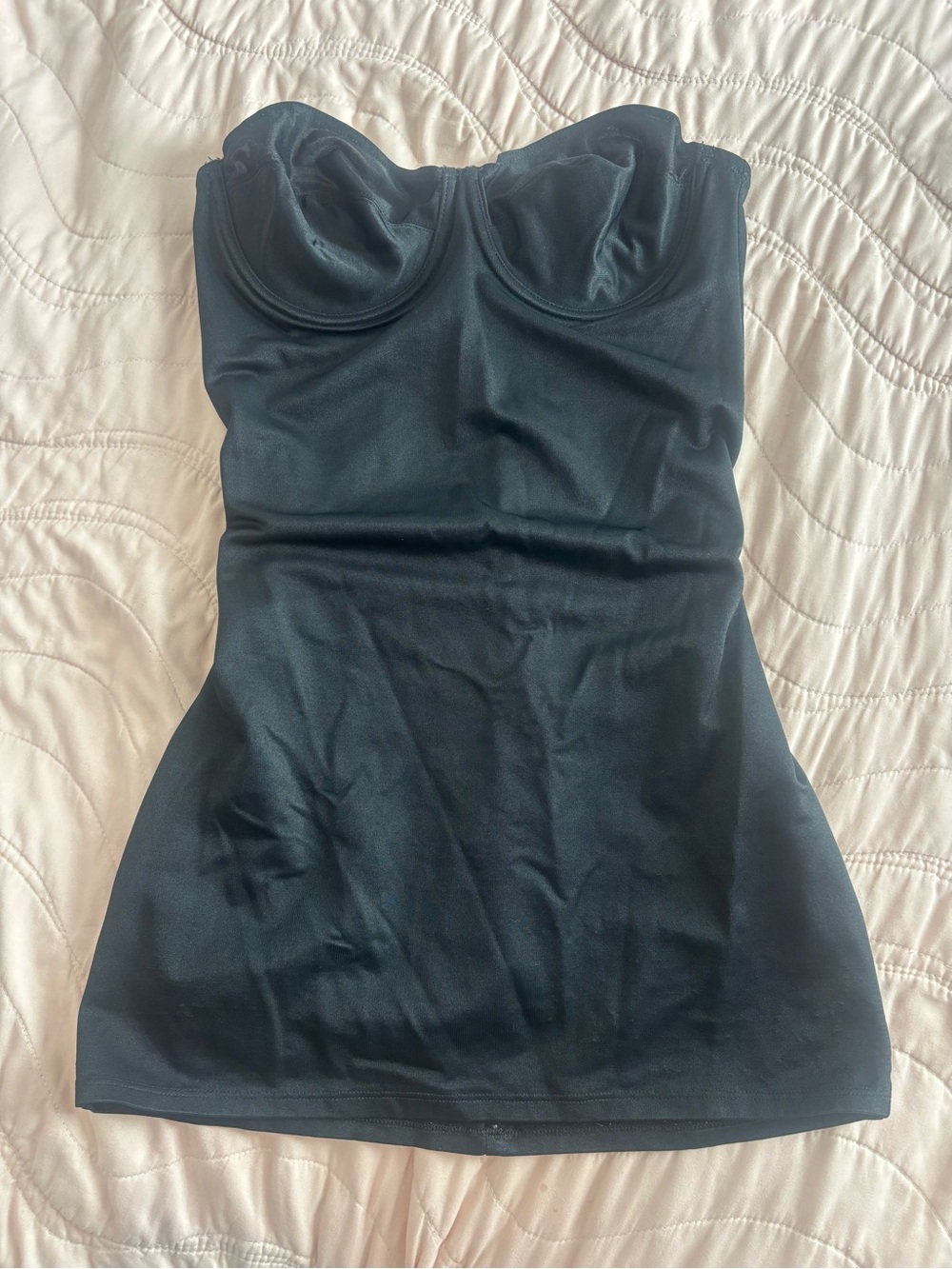 Strapless Black Shaping Tank Top